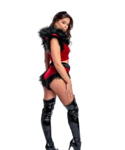 J-Valentine, Inc CH300 - Fur Trimmed Hooded Top