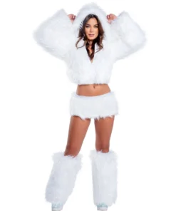 J-Valentine, Inc CL524 - Light-Up Hooded Cropped Jacket