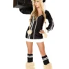 J Valentine OUTERWEAR CS128 - DJ Spinwheel Black Sporty Legwarmers