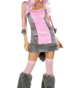 J-Valentine Catalog CS201 - Pink Elephant Gloves ACCESSORIES