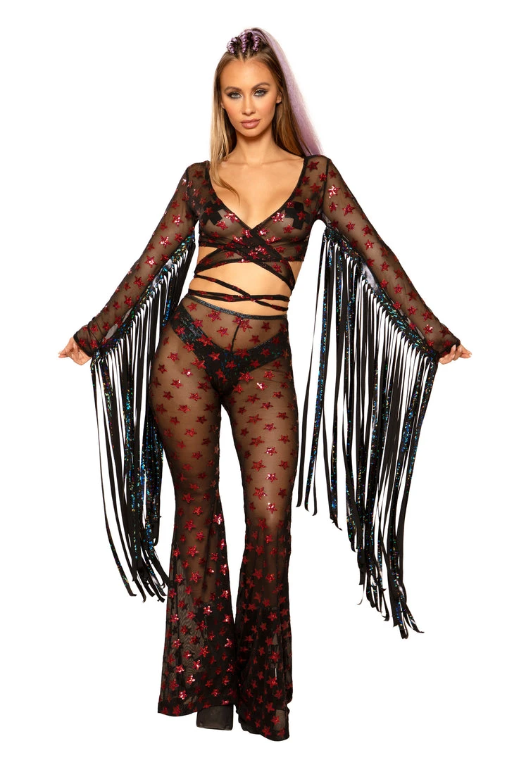 J Valentine FF108 - SEQUIN BELL BOTTOMS