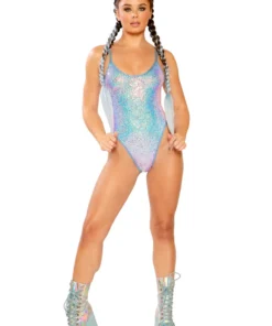 J Valentine FF144 - STRETCH SEQUIN BODYSUIT ONE PIECES