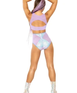 J-Valentine FF328 - Diamond High-Waist Short BOTTOMS