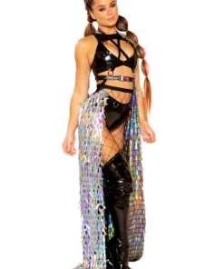 J-Valentine, Inc TOPS FF540 - PVC Holographic Clip Top