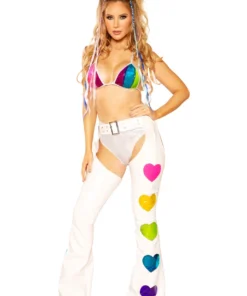 J-Valentine, Inc FF542 - Beach Ball Vinyl Triangle Top TOPS