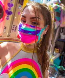 J-Valentine, Inc FF552 - Heavy Brazilian Spandex Pleated Mask