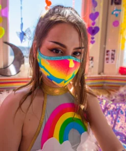 J-Valentine, Inc ACCESSORIES FF555 - Heavy Brazilian Spandex Tailored Mask