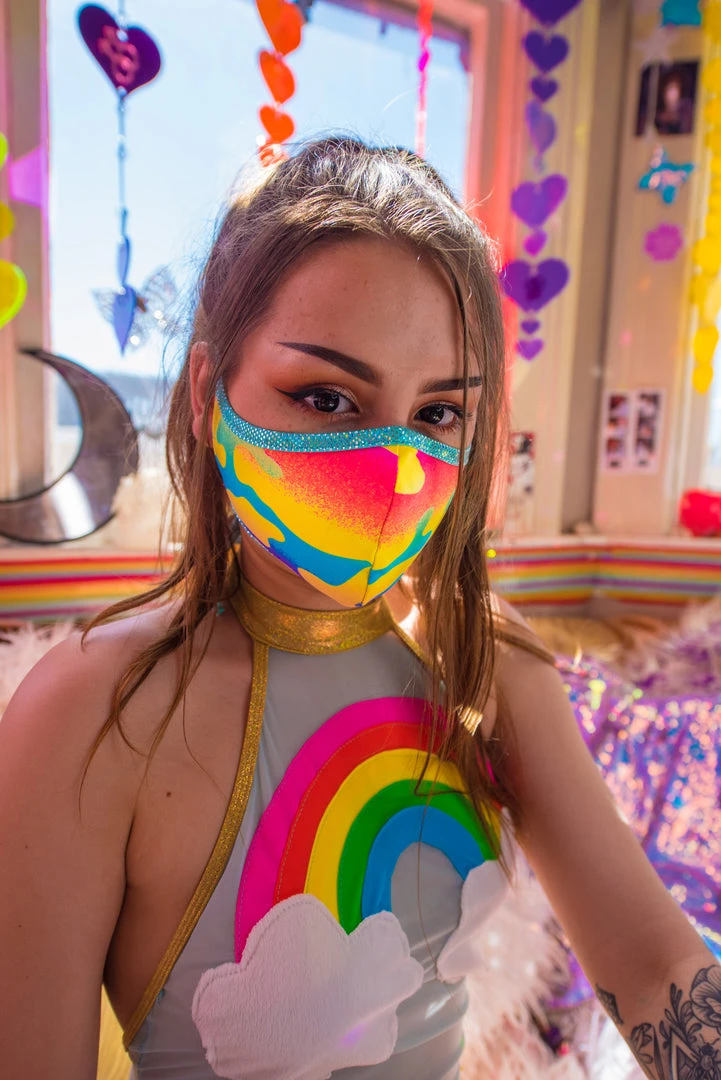 J-Valentine, Inc ACCESSORIES FF555 - Heavy Brazilian Spandex Tailored Mask