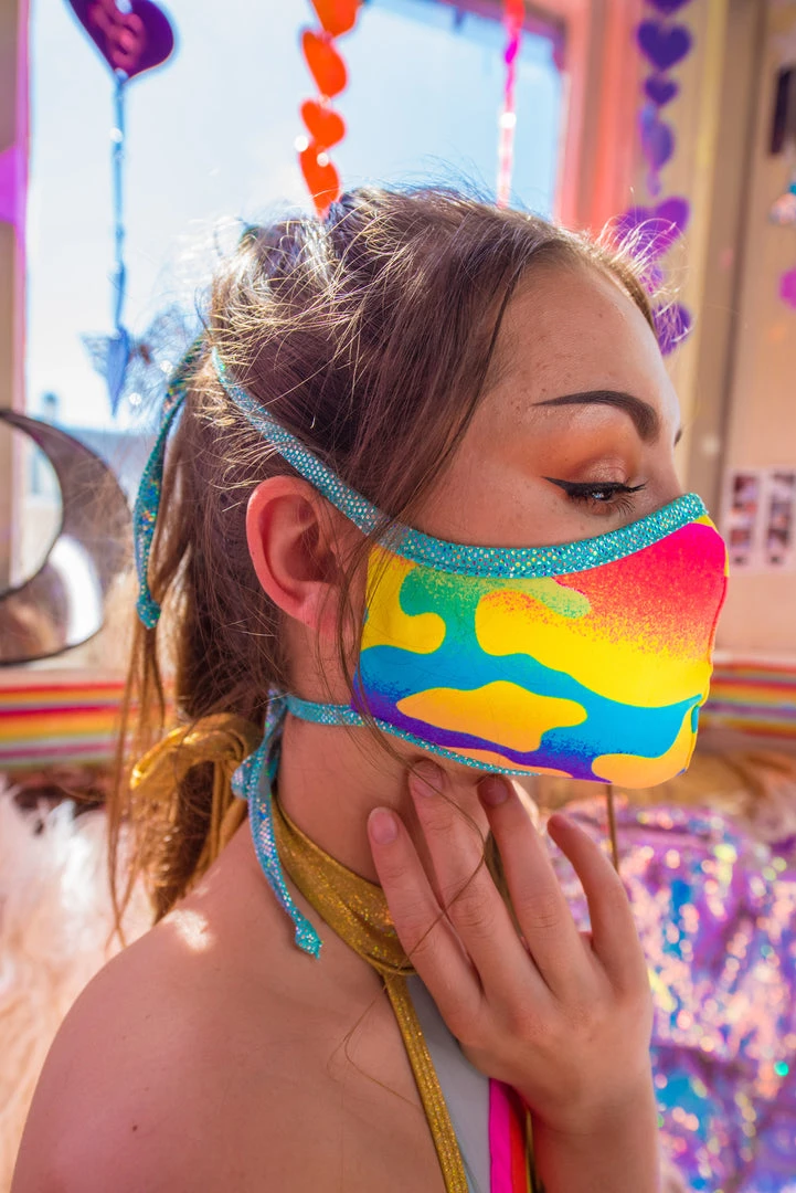 J-Valentine, Inc ACCESSORIES FF555 - Heavy Brazilian Spandex Tailored Mask