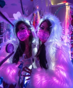 J-Valentine, Inc CL524 - Light-Up Hooded Cropped Jacket