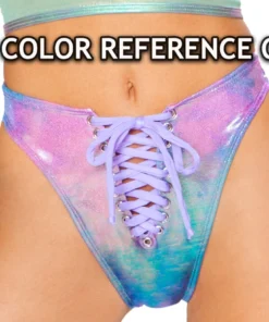 J-Valentine Catalog FF910 - Foil High Waist Short BOTTOMS