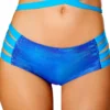 J Valentine FF923 - Metallic No Seam Strappy Shorts BOTTOMS