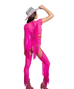 J-Valentine, Inc FR110 - Karma Cowgirl Fringe Wrap Top