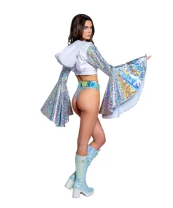 J-Valentine, Inc FR114 - Astro Confetti PVC High-Rise Thong