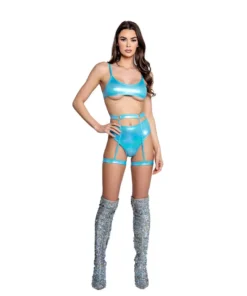 J-Valentine, Inc FR137 - Unicorn Foil Micro Tank Top TOPS