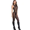 J-Valentine, Inc ONE PIECES FR147 - Holographic Dot Mesh Catsuit