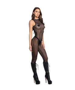 J-Valentine, Inc ONE PIECES FR147 - Holographic Dot Mesh Catsuit