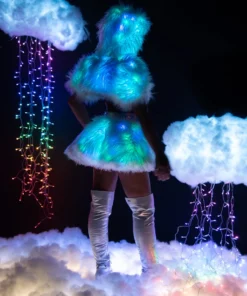 J-Valentine, Inc TOPS FR150 - Light-Up Hooded Shrug