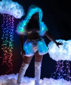 J-Valentine, Inc TOPS FR150 - Light-Up Hooded Shrug