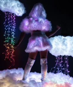 J-Valentine, Inc TOPS FR150 - Light-Up Hooded Shrug