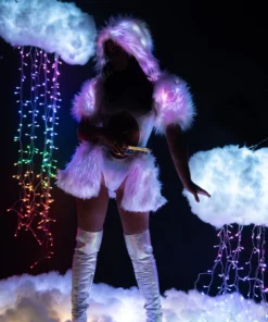 J-Valentine, Inc TOPS FR150 - Light-Up Hooded Shrug