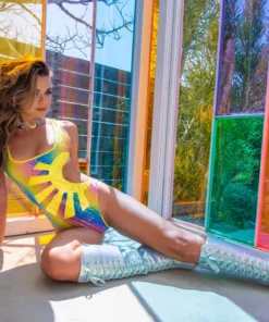 J-Valentine, Inc ONE PIECES FS130 - Sun Cutout Bodysuit