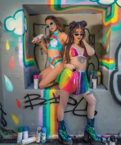 J-Valentine, Inc FF542 - Beach Ball Vinyl Triangle Top TOPS