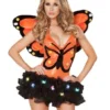 J Valentine CA127 - Monarch Butterfly Bodysuit And Headband ONE PIECES